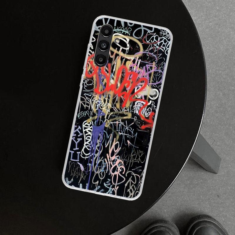 Модный Крутой Чехол с Граффити для Samsung Galaxy A17 A16 A26 A36 A56 A57 A37 A15 A25 A35 A55 A14 A24 A34 A54 A13 A23 A3