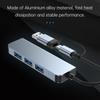 USB-хаб Type C 4-в-1 Док-станция USB 3.0 5 Гбит/с и 3 USB 2.0 4 порта Тонкий USB-разветвитель Plug and Play Совместим с ProCelsiusAi