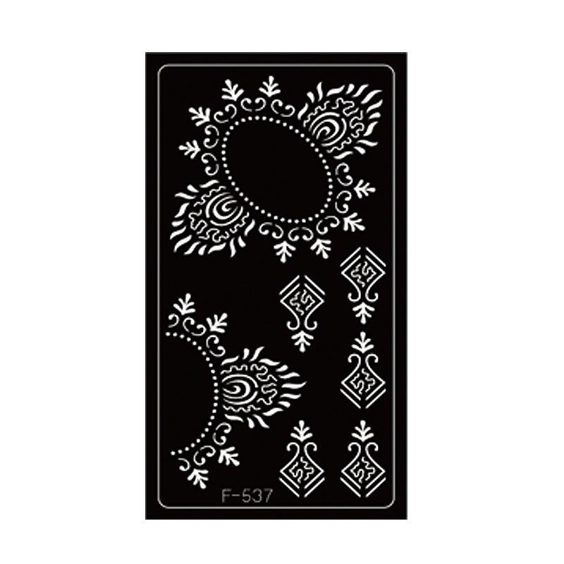 Трафарет для тату с полостями для питомцев, Ближний Восток, Индийская татуировка, Наклейка, Трафарет для боди-арта, Наклейка, Струйная живопись