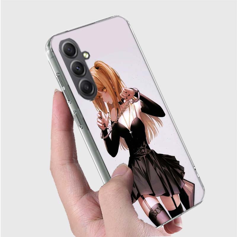 Anime Death note Amane Misa Phone Case for Samsung A16 A26 A36 A56 A17 A37 A57 A07 A06 A02S A03 A04S A05S Galaxy Note 20 10 A50S