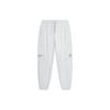 Li-Ning Wade Series Solid Color Loose Mid-Waist Knit Joggers Men Bottoms Chuan-Stone-Gray AKXT217-3