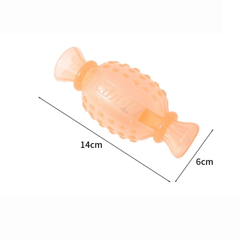 Candy Shape Dog Interactive Toy Raised Bumps Candy Shaped Pet Toy Tennis Ball Insert
