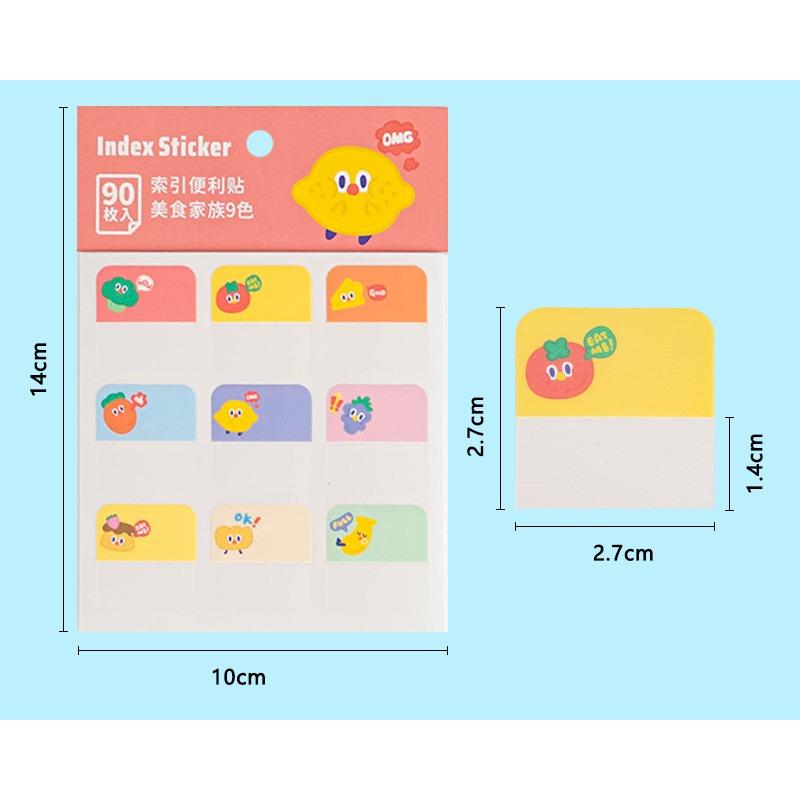 60/90/180 шт. Индексные вкладки многоцветные наклейки для классификации канцелярские индексные этикетки наклейки для заметок блокноты заметки