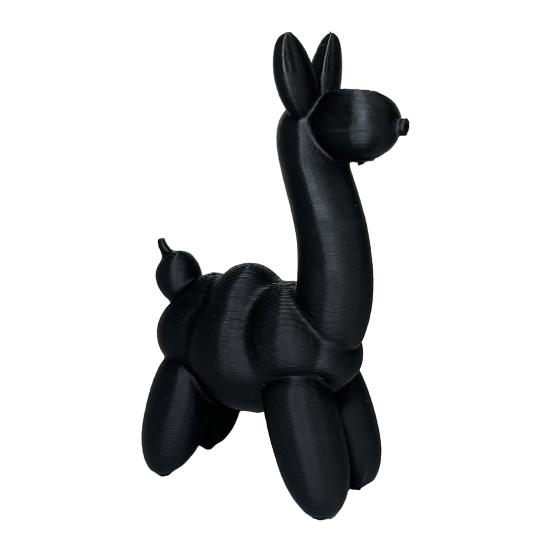 3D Printed Alpaca Figurine Horned Horse Statue Animal Sculpture Home Office Bedroom Desktop