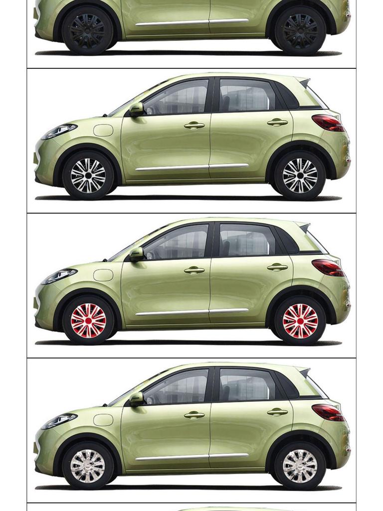 15-inch Wheel Hub Covers for Wuling Bingo - New Energy Vehicle Tire Mod Shells & Plastic Protective Wheel Caps.
