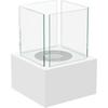 Freestanding Bioethanol fireplace TANGO2 TÜV white