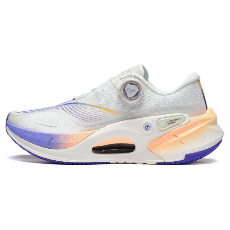 Li Ning Furious Rider 7.0 PRO V2 Повседневные износостойкие низкие кроссовки для бега Женские Слоновая кость ARZT010-1