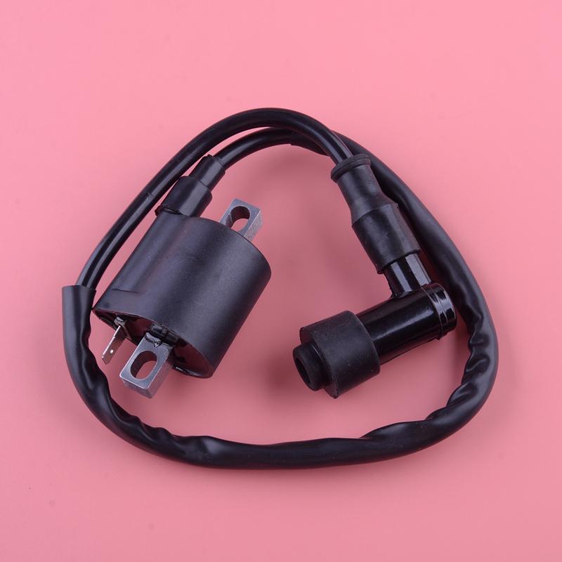 Black 90 Degree Ignition Coil Spark Plug Wire For Motorcycle ATV Go karts UTV Scooters 50CC-250CC 12V