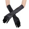 Classic Opera Bridal Wrist Stretch Satin Wedding Gloves Prom Costume Accessories Finger Long Gloves