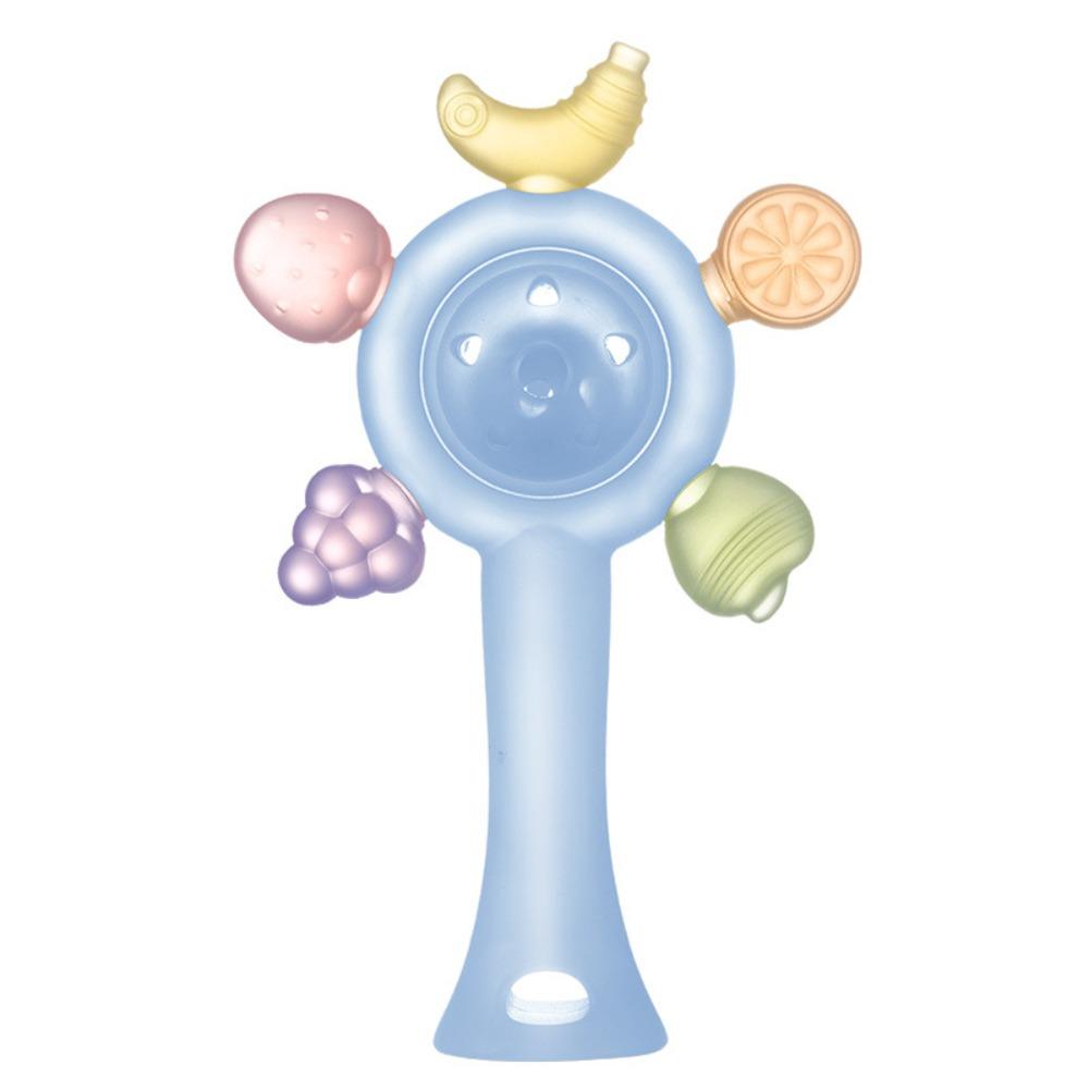 Safe Silicone Teether Candy Color Sensory Toys Cute Teething Ring Nursing