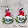 Quirky Holiday Jewelry: Snowman, Candy Cane, and Snowflake Acrylic Christmas Earrings