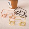 Metal Card Organizer Durable Card Display Stand Business Card Holder Office Desk Accessories