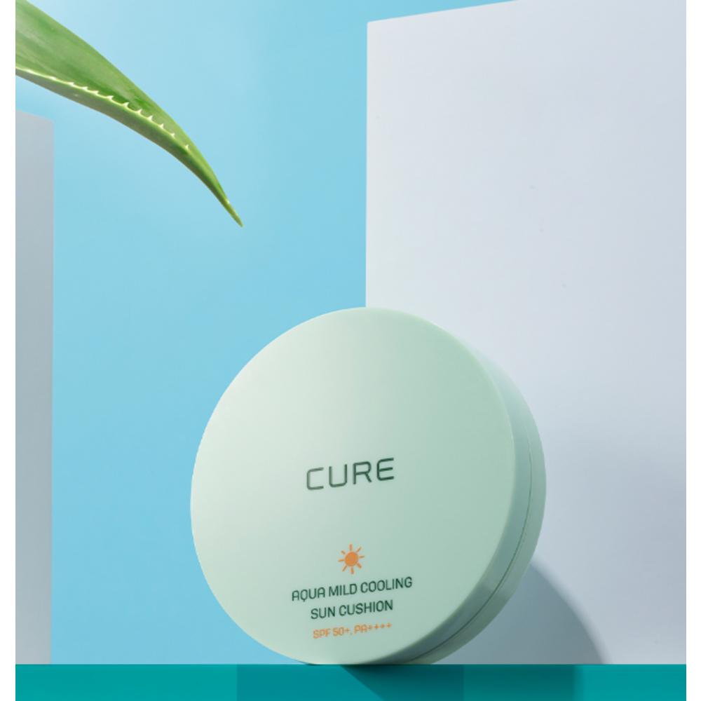 Kim Jeong-moon Aloe La Sense Loe Kim Jeong-moon Aqua Mild Cooling Sun Cushion SPF50+ PA++++ Сменный блок, 25 г, 2 штуки