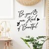WZ9012 Inspirational English Slogan Love Bedroom Living Room Bedside Table Home Beautification Wall Sticker