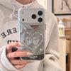 Новый 2026 Зеркальный Мультяшный Кот Сердце Чехол Для Телефона Для iPhone 17 Pro 16 15 14 Pro Max с Блестящей Рамкой Ударопрочный Чехол Девушка