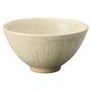 Marui Seito Shigaraki Ware Hechomon Rice Diameter White Ivory Bowl, Approx. 12cm, Bidro, MR-3-4542