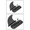 Доска для серфинга Paddleboard Snap-On Tailfin Boat SUP Slide-In Large Fins Removable Splitter Rudler