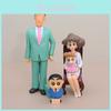 ПВХ модель «Семья Синана» от Crayon Shinchan с собираемыми фигурками, для подарка и коллекции