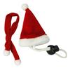 1 Set Reptile Hats with Scarf Holiday Dress Up Soft Christmas Lizard Santa Hat for Amphibians