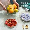 Fruit Plate Household Living Room Coffee Table Fruit Plate High-End Fruit Basin Plate Snack Plate Fruit Basket Fruit Basin