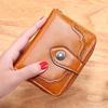 Aliwood Women's Wallet Oil Wax Leather High Quality Hasp Zipper Purse Clutch Coin Card Holders Wallet