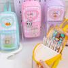 Handheld Storage Bag Large Capacity Stationery Box Cute Cartoon Pen Bag  Girl