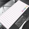 Mouse Pad Computer Laptop Black White Simple Line Keyboard Mouse Mat Art Mousepad Keyboards Gamers Decoracion Desk Mat