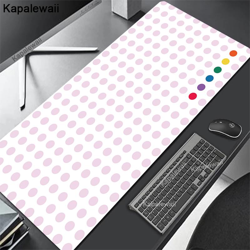 Mouse Pad Computer Laptop Black White Simple Line Keyboard Mouse Mat Art Mousepad Keyboards Gamers Decoracion Desk Mat