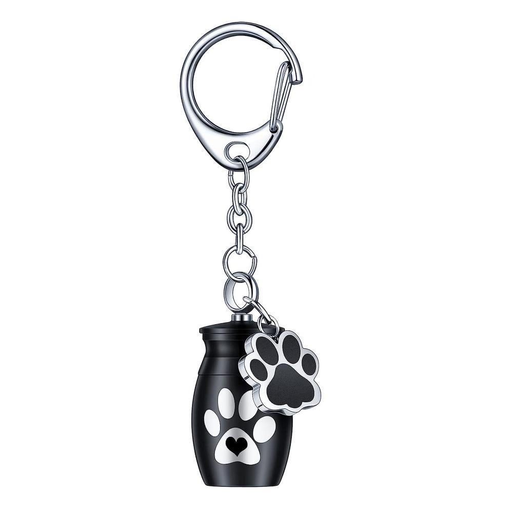 Hanging Pet Urns Keychain Aluminum Zinc Zinc Alloy Pet Urn Pendant Cat Dog Ashes Pendant  Pet Hair