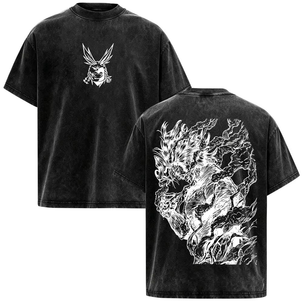 2026 Hot Sale Anime My Hero Academia Midoriya Izuku Bakugou Katsuki Graphic Print T-shirts Men Women Hip Hop Punk Oversized T-shirt