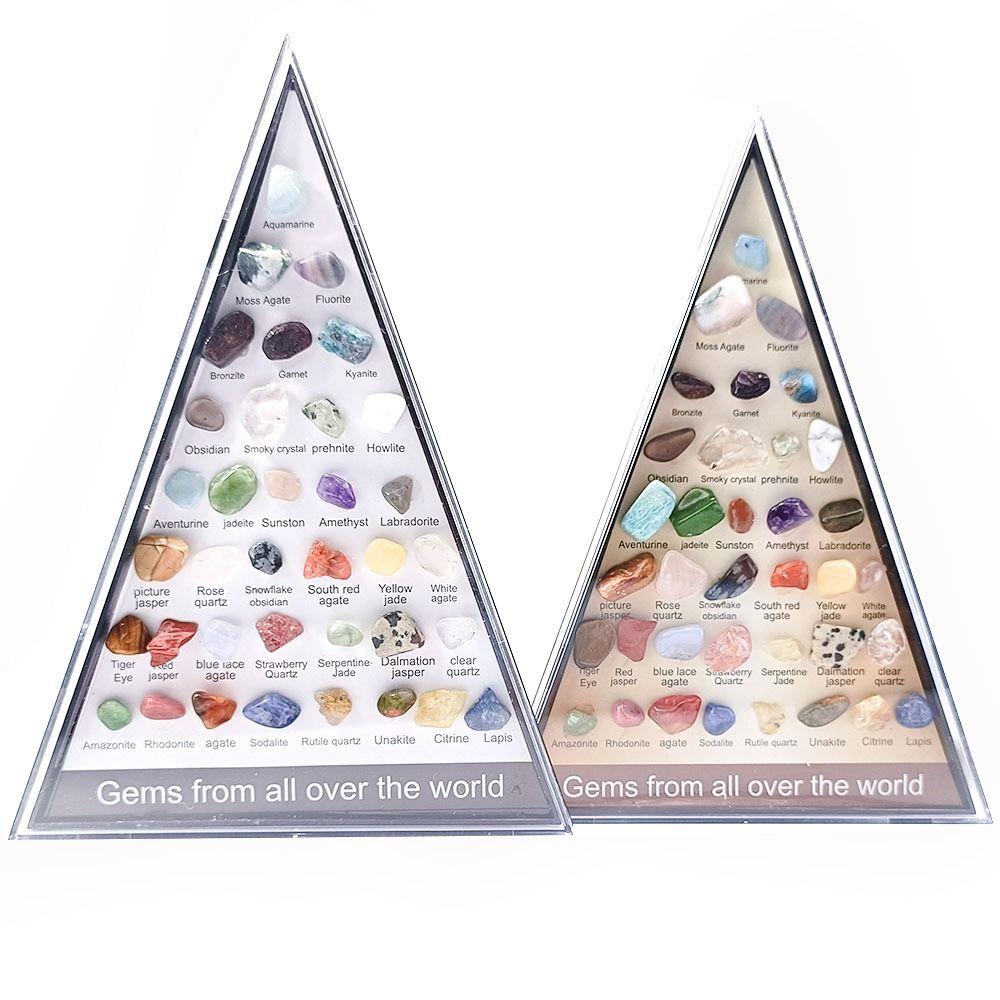 Natural Crafts Natural Crystal Rock Collection 36 Ore Raw Stone Ornament  Energy