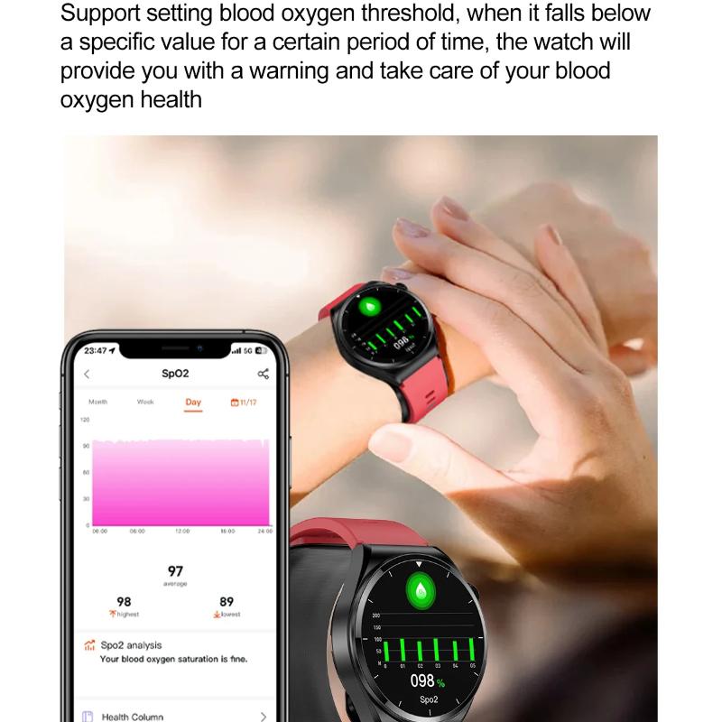 2025 Новые умные часы Тонометр с воздушным насосом Пульс Термометр Наручный ремешок с подушкой безопасности Напоминание о звонках Часы для здоровья Для huawei