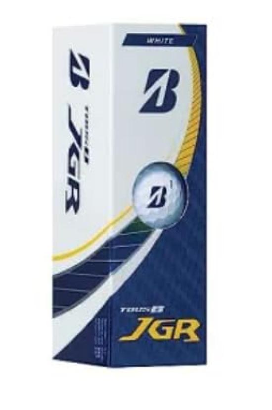 Bridgestone Tour B JGR 2023 Белый Гольф Набор 2 Дюжины с Оригинальными Листами LPlus Мячи, (24 мяча)