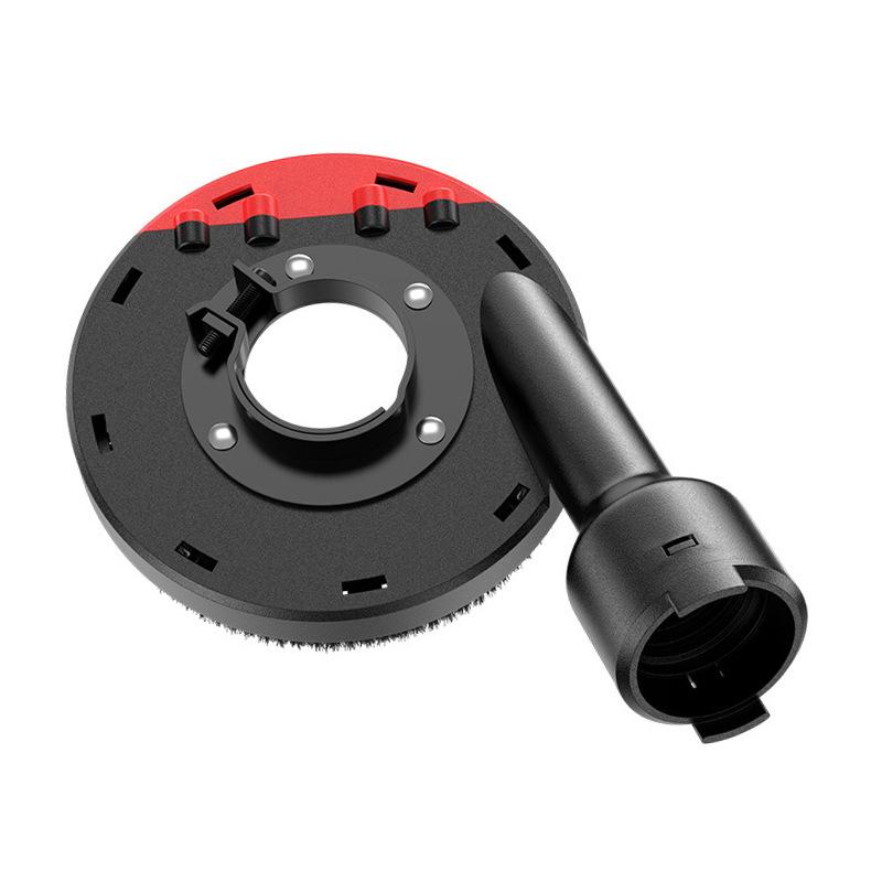 Универсальная крышка для пылеудаления для угловой шлифмашины - Полный комплект со щеточным уплотнителем и защитной пылеизоляцией