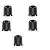 EDHUUJSI Universal Car Tire Air Valve Cap Replacement Vehicle Plastic Stem Cover Rubber O Auto Car Accessories, 5pcs