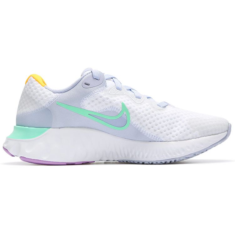 Nike Renew Run 2 White Green Glow Women Sneakers Ghost CU3505-103