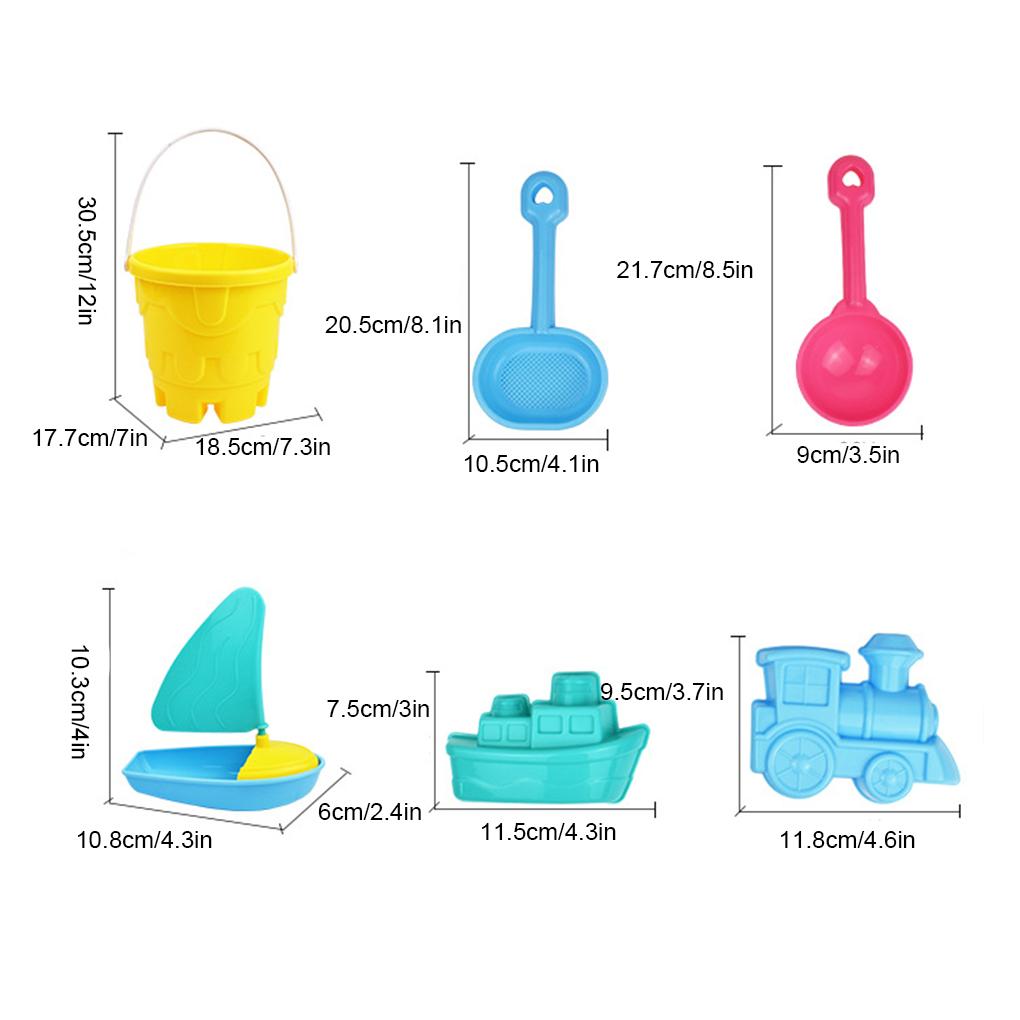 Пляжная игрушка Набор для копания песка Песок Игрушка для детей Образовательные принадлежности Яркий цвет Изысканная гладкая поверхность Без заусенцев Лето