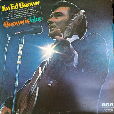 LP Пластинка Джим Эд Браун - Браун - это грустно LSA3140 RCA Victor 1973 Великобритания Поп Б/У