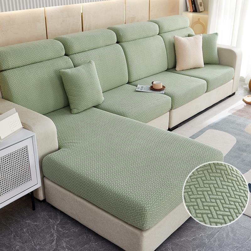 Толстые чехлы для подушек, чехлы для диванов для гостиной, моющиеся эластичные жаккардовые чехлы на сиденья, защита для мебели, секционный диван