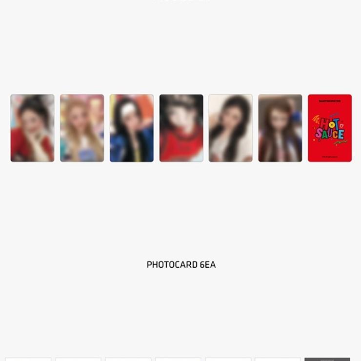 [HOTSAUCE] ПВХ чехол BABYMONSTER + ФОТО-сет