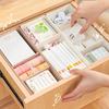 Adjustable Drawer Divider Box Multi-Compartment Drawer Organizer Desk Storage Box with Removable Dividers for Cosmetics Snacks