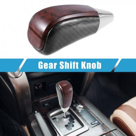 Gear Shift Knob Stick Shifter for Toyota Land Cruiser 2016- Black Brown