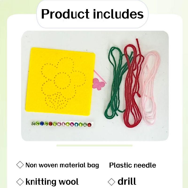 1 набор DIY Набор для вышивания для детей Мультяшное Животное Швейный войлочный набор DIY Материал Войлок Швейное ремесло
