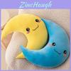 Whimsical Moon Pillow For Kids Premium Plush Stuffed Cushion With Soft Pp Cotton Filling For Cozy Snuggles