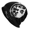 Fenrir Wolf Vegvisir Valknut Unisex Bonnet Winter Warm Outdoor Hats Double Layer Thin Hat Breathable Caps