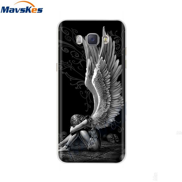 Чехол для телефона для Samsung Galaxy J7 2016, чехол J5 2016 J510f, окрашенный силиконовый чехол из ТПУ для Samsung J3, J5, J7 2016, чехол