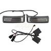 2xMotorcycle LED SaddleBag Turn Lamp Light Run Brake Light For Harley Touring Street Glide Road King FLHR Limited CVO 1997-2013