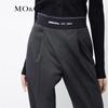MO&Co. Light Sporty High-Waist Straight Leg Trousers