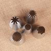 5PCS Assorted Shapes Pastry Icing Nozzle Cake Decorating Tip  Cupcake Cake Cookie Baking