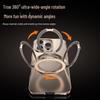 IM-CHEN MagSafe Alloy Frame Rotating Stand iPhone Case